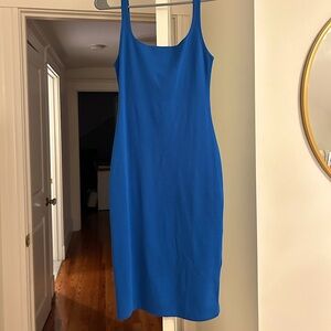 Blue midi Zara dress